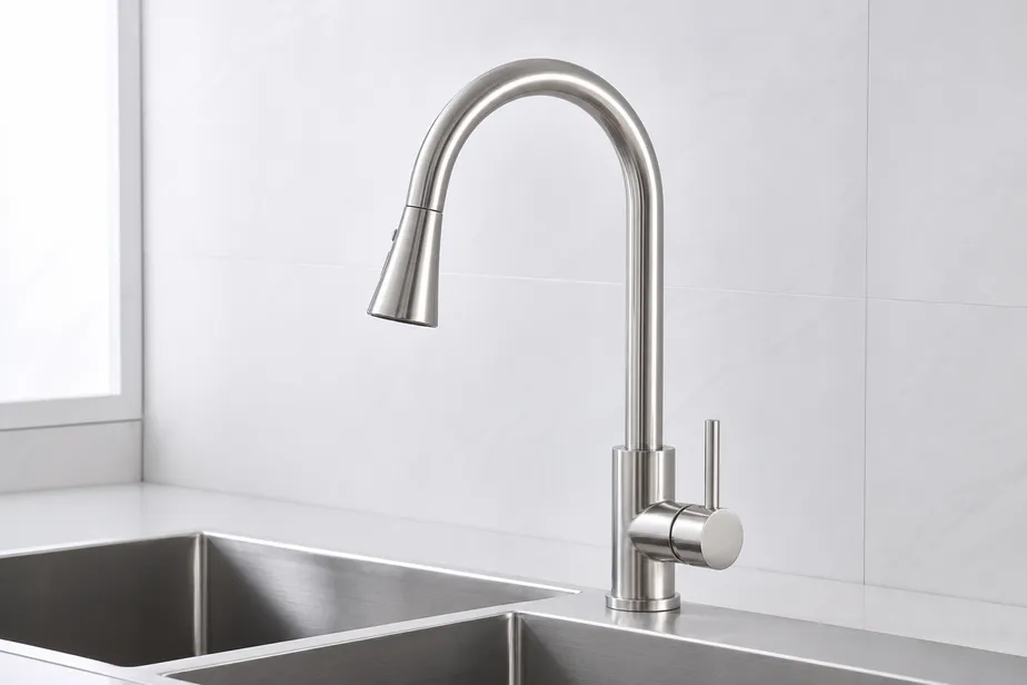 stainless-steel-kitchen-faucet-hero Stainless Steel Kitchen Faucets - Image 1